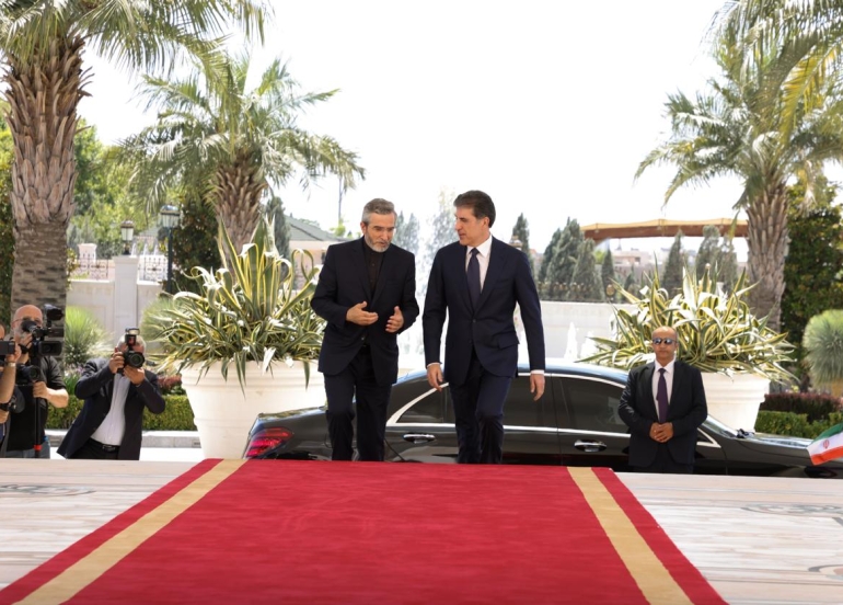 ســــه‌رۆكى هه‌رێمى كوردستان نێچيرڤان بارزانى پێشوازی له‌ سەرپەرشتیاری وەزارەتی دەرەوەی ئێران كرد