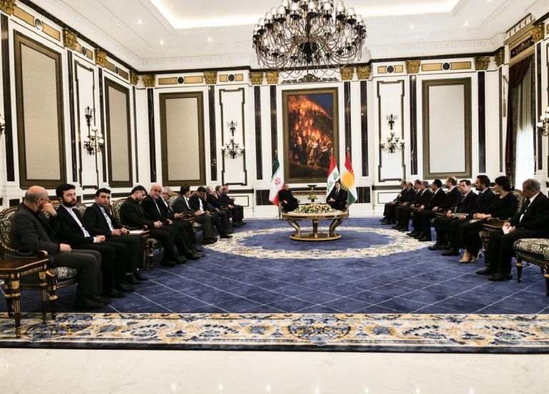 ســــه‌رۆكى هه‌رێمى كوردستان نێچيرڤان بارزانى پێشوازی له‌ سەرپەرشتیاری وەزارەتی دەرەوەی ئێران كرد