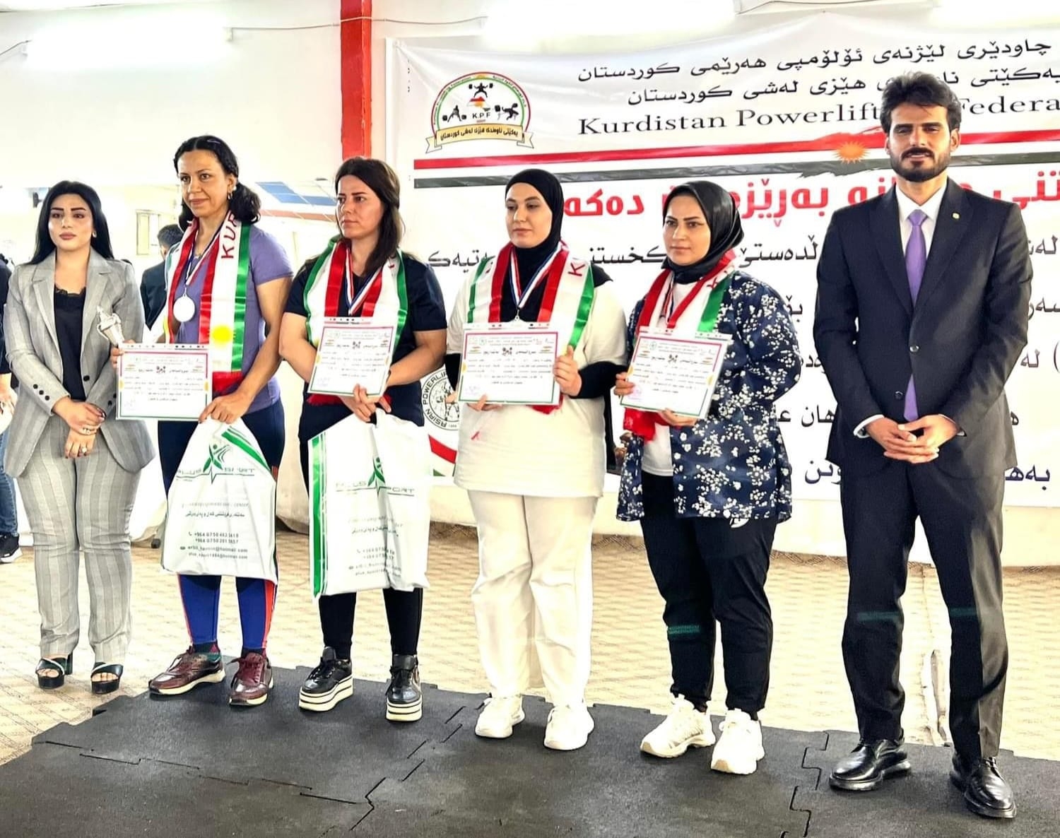 ئافرەتانی هەڵەبجە یەكەمی هێزی لەش بوون