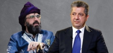 مسرور بارزاني يعزي رئيس الطريقة القادرية الكسنزانية بوفاة نجله