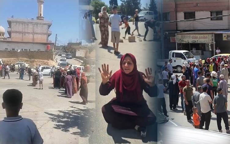 QAMIŞLO – Xelkê ji ber nebûna avê xwepêşandan kir