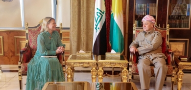 ســەرۆک بـــارزانـــی پێشوازی لە کونسوڵی گشتیی نوێی بەریتانیا لە هەولێر دەکات