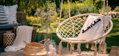 دانانی دیكۆرات لە باخچەی بچووك و سادەی ماڵەوە