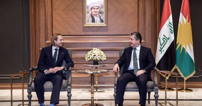 رئيس حكومة إقليم كوردستان يستقبل قنصل بريطانيا الجديد