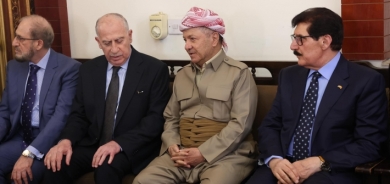 الرئيس بارزاني يشارك في مجلس عزاء والد أسامة النجيفي