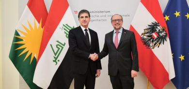 نيجيرفان بارزاني يستهل زيارته الى النمسا بلقاء وزير خارجيتها