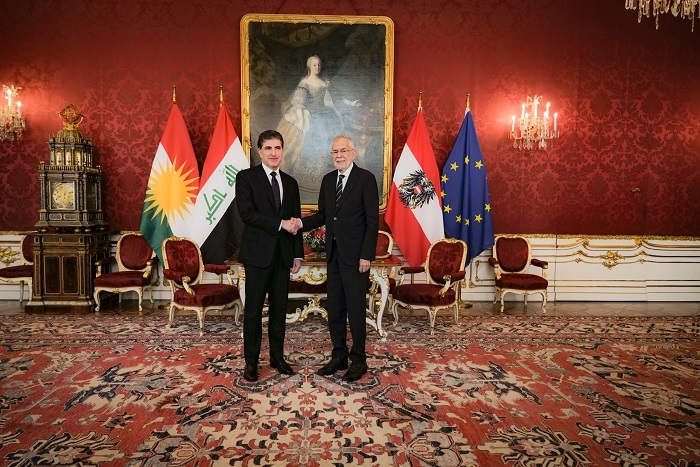 Kurdistan Region President meets with President of Austria