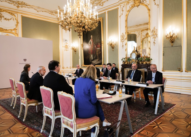 سەرۆكی هەرێمی كوردستان  نێچيرڤان بارزانى له‌ ڤيه‌ننا: نه‌مسا خوازياره‌ بره‌و به‌ په‌يوه‌نديى سياسى و ئابوورى بدات