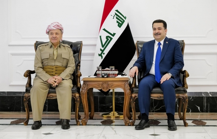 الرئيس بارزاني بعد اجتماعه بالسوداني: أجرينا حواراً بناءً وسنواصل التنسيق والتعاون