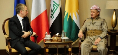 Serok Barzanî û balyozê Franseyê civiyan