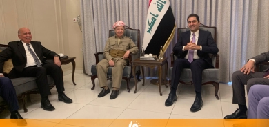 Serok Barzanî û Muhsên Mendelawî civiyan