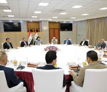 ســـــەرۆک بارزانی لەگەڵ لایەنە پێکهێنەرەکانی چوارچێوەی هەماهەنگی کۆبوویەوە