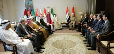 Serok Barzanî li gel balyozên 8 welatên Erebî civiya