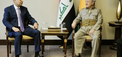 ســــەرۆک بـــارزانی لە بەغدا پێشوازی لە پارێزگاری بەسڕا دەکات