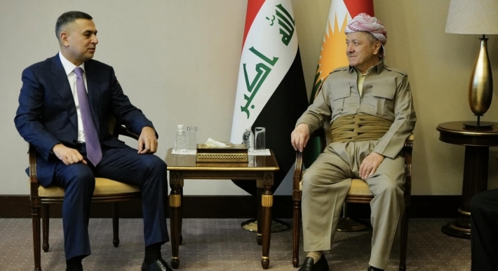 الرئيس بارزاني يستقبل محافظ البصرة