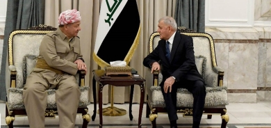 ســــەرۆک مەسعود بارزانی ســەردانی دکتۆر لــەتــیـــف رەشــیـــد، سەرۆککۆماری عێراقی فیدراڵ کرد.