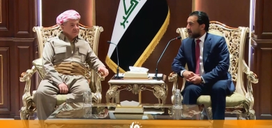 Serok Barzanî û Mihemed Helbûsî civiyan