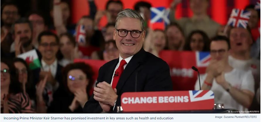 Labour Party Surges to Victory in UK General Election: Keir Starmer Poised to Become Prime Minister