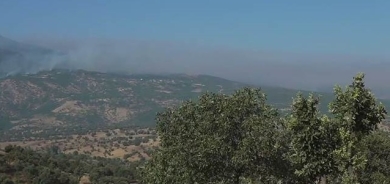 مخاوف من امتداد حريق كبير في جبال زاخو لمناطق أخرى