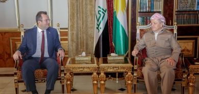 لە سەلاحەددین سەرۆک بارزانی پێشوازی لە بەڕێز ئێرمان تۆپچو کونسوڵی نوێی تورکیا لە هەولێر کرد.