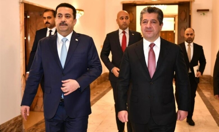 Mesrûr Barzanî û Mihemed Şiya Sûdanî peywendiyekî telefonî pêkanîn