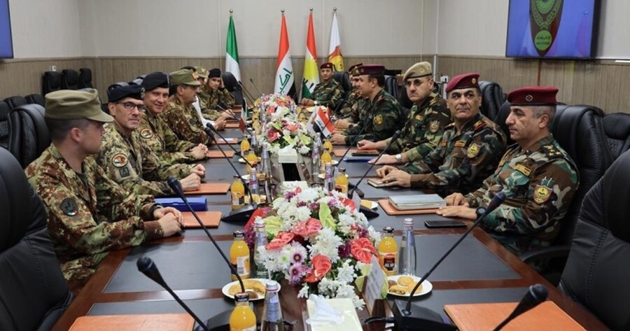 Îtalya berdewam dibe li ser piştîvanî kirina pêşmerge