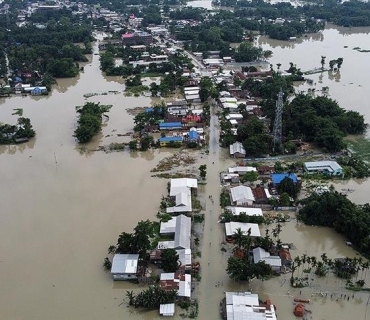 ژمارەی قوربانیانی لافاو لە هیندستان گەیشتە ٩٠ کەس
