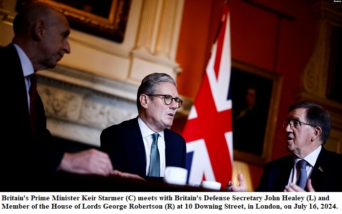 BRITAIN TO REVIEW MILITARY STRATEGY IN RESPONSE TO 