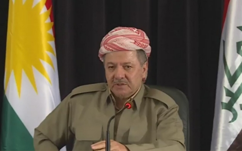 ســـەرۆک بــــارزانــــی لەڕێی تەلەفۆنەوە پەیوەندی بە بەرپرسی لقی 22ی گەرمیانی پارتی دیموکراتی کوردستان دەکات