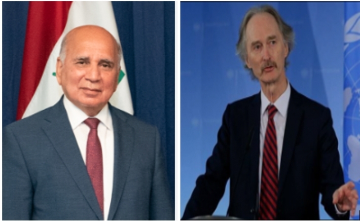 Fuad Husên û Gar Peterson pirsa çareserkirina krîza Sûriyê gotûbêj kirin