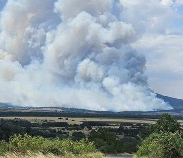ئاگرکەوتنەوە لە دارستانەکان لەسەر سنووری نێوان بولگاریا و تورکیا