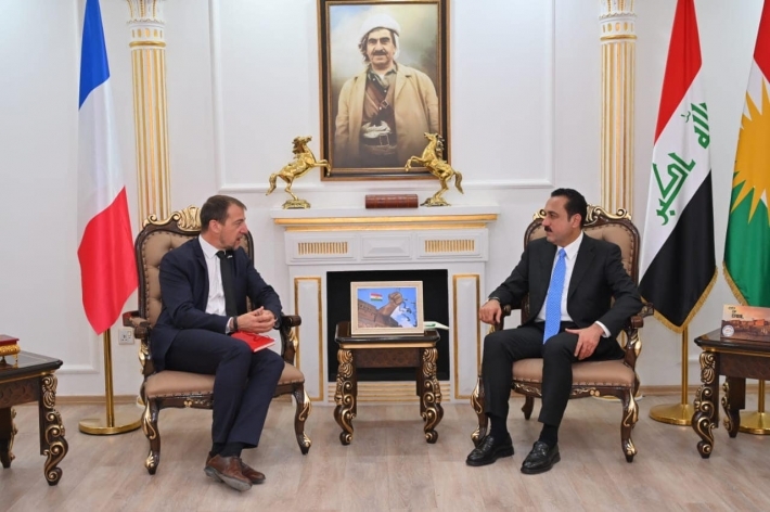 Parêzgarê Hewlêrê pêşwaziya Konsulê Giştî yê Fransayê kir