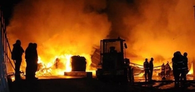 کارەساتی ئاگرکەوتنەوە لە مۆڵێکی بازرگانی لە پارێزگای سیچوان لە چین.