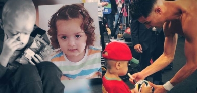 Ew zarokê Kurd ê Ronaldo dîtî mir