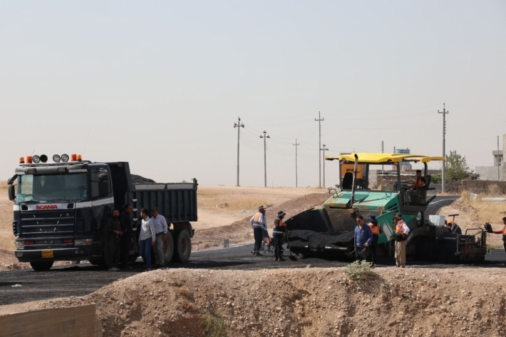 البدء بتنفيذ مشروع طريق مهم ضمن حدود العاصمة أربيل