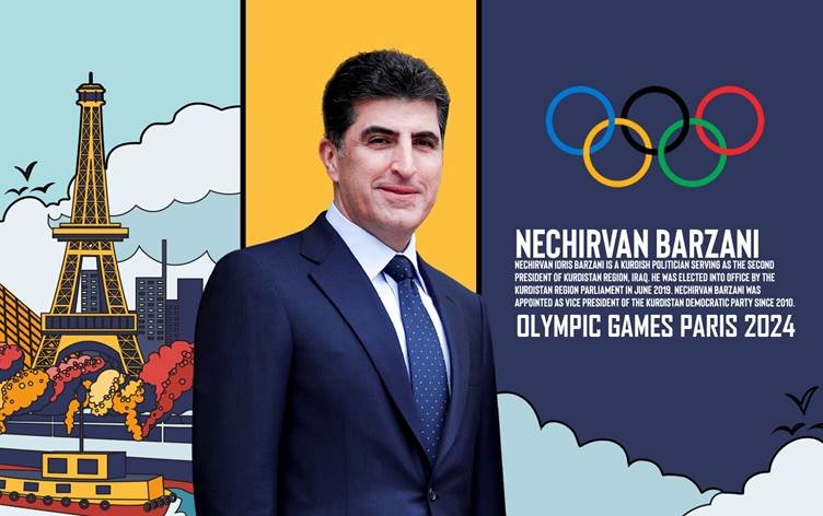 President Nechirvan Barzani to Attend 2024 Olympic Games Opening Ceremony in Paris