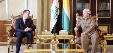 Serok Barzanî li Hewlêrê pêşwaziya Konsulê Giştî yê Fransa kir