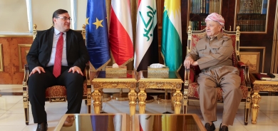 ســەرۆك بـــارزانـــی پێشوازی لە باڵیۆزی نەمسا لە عێراق دەكات