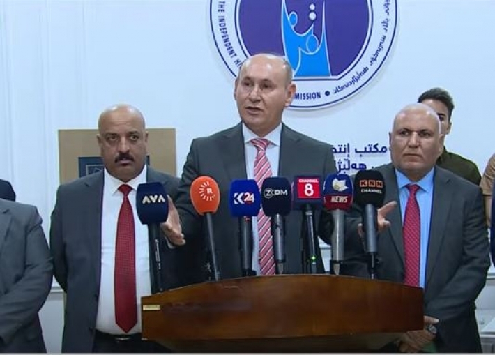 رئيس مجلس المفوضين: اعلان نتائج انتخابات كوردستان سيتم بعد 24 ساعة من انتهاء الاقتراع