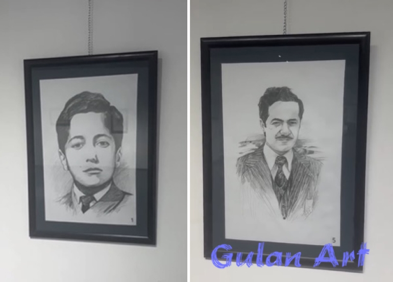 بەبۆنەی 16ی ئاب پێشانگەیەكی هونەری بەناوی (سەرۆك) كرایەوە