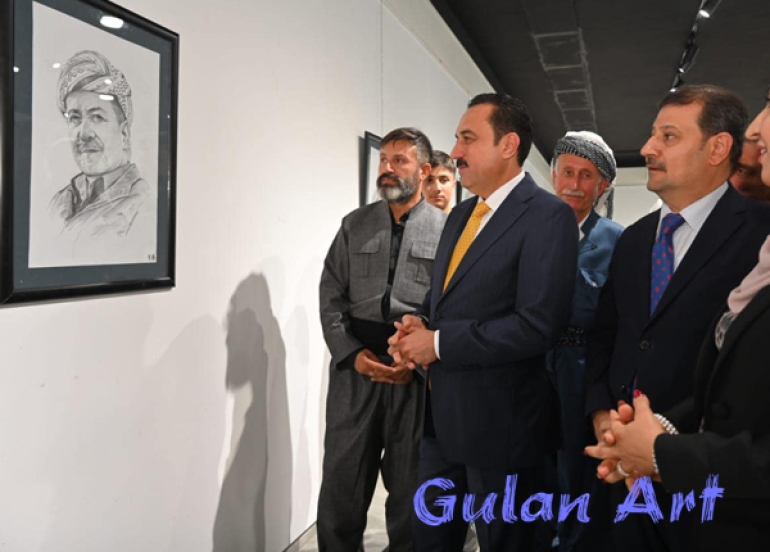 بەبۆنەی 16ی ئاب پێشانگەیەكی هونەری بەناوی (سەرۆك) كرایەوە