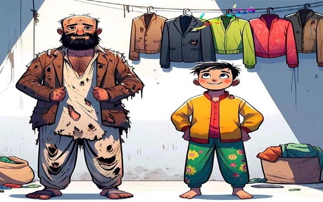 كاریكاتێر، باس لە قوربانیی باوك دەكات