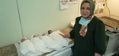 Li Duhokê jinekî bi yek zikî çar zarok welidandin