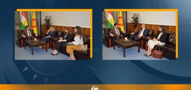 Şandên Almanî û Brîtanî serdana mekteb siyasiya PDK kirin