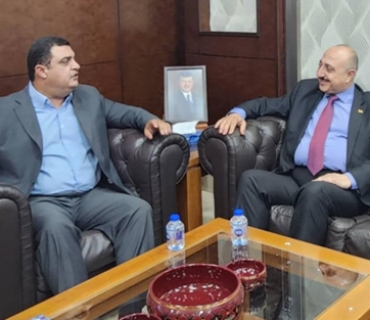 وەزیرى کاروبارى سیاسى و پەرلەمانیى ئوردەن پێشوازى لە سكرتێری گشتیی YNDK دەكات