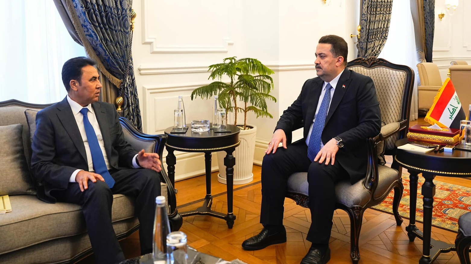 السوداني والدخيل يناقشان إعادة إعمار سنجار وسهل نينوى وتعزيز التعايش السلمي