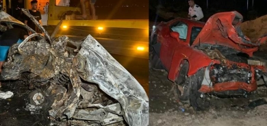 مصرع 5 أشخاص بحادث سير على طريق أربيل – كركوك