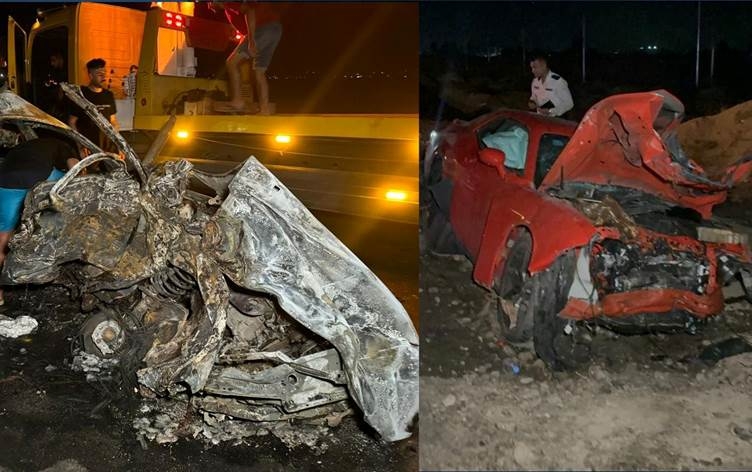 مصرع 5 أشخاص بحادث سير على طريق أربيل – كركوك