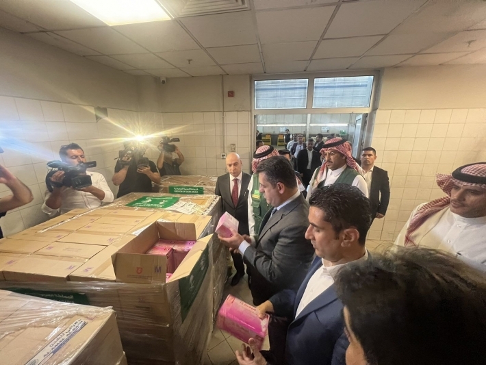 كوردستان تتسلم الدفعة الأولى من المساعدات الطبية السعودية لهذا العام