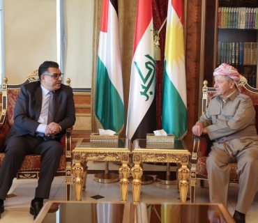 ســــەرۆك بــــارزانـــی پێشوازی لە وەزیری كشتوكاڵی شانشینی ئوردن دەكات